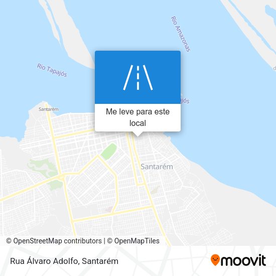 Rua Álvaro Adolfo mapa