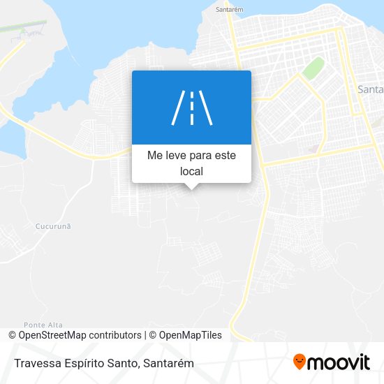 Travessa Espírito Santo mapa