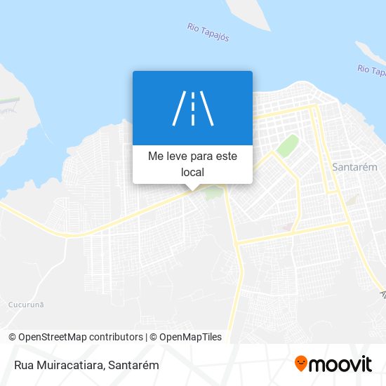 Rua Muiracatiara mapa