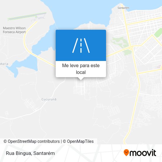 Rua Bingua mapa