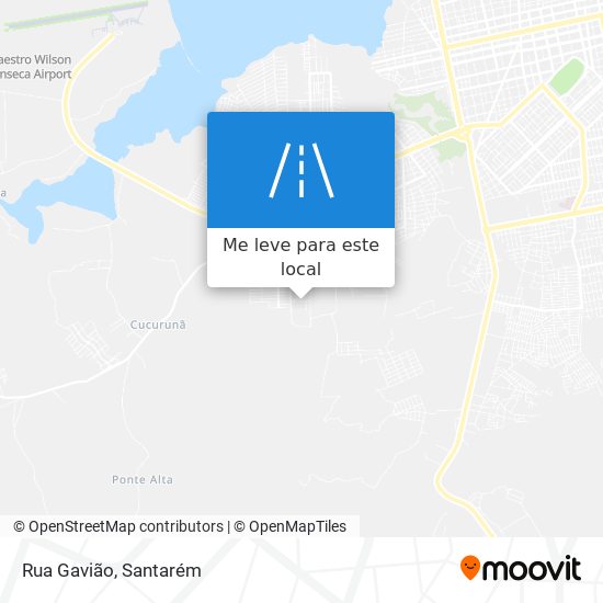 Rua Gavião mapa