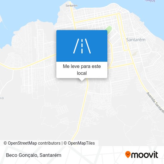Beco Gonçalo mapa