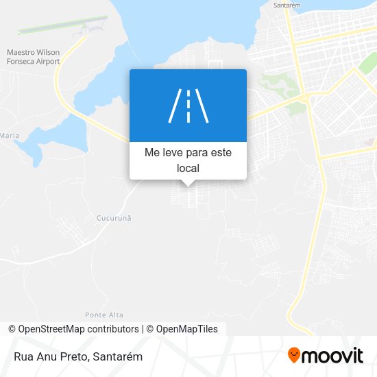 Rua Anu Preto mapa