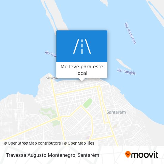Travessa Augusto Montenegro mapa
