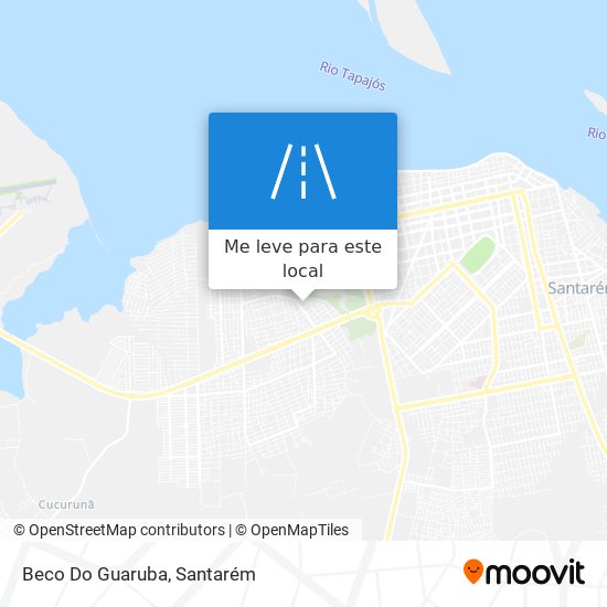 Beco Do Guaruba mapa