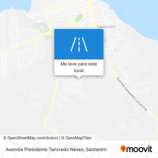 Avenida Presidente Tancredo Neves mapa