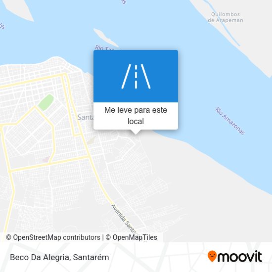 Beco Da Alegria mapa
