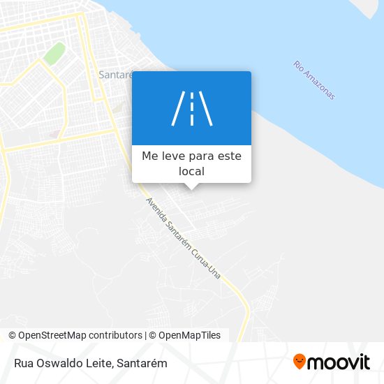 Rua Oswaldo Leite mapa