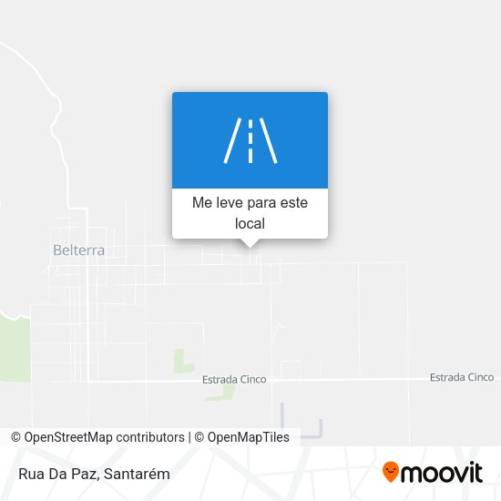 Rua Da Paz mapa