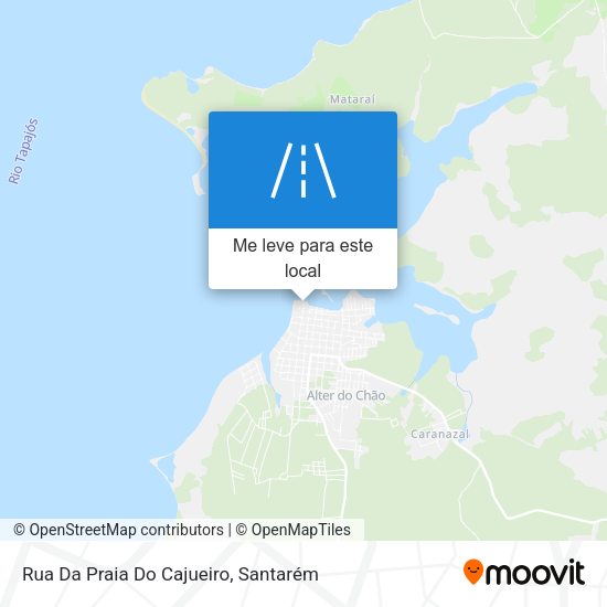Rua Da Praia Do Cajueiro mapa