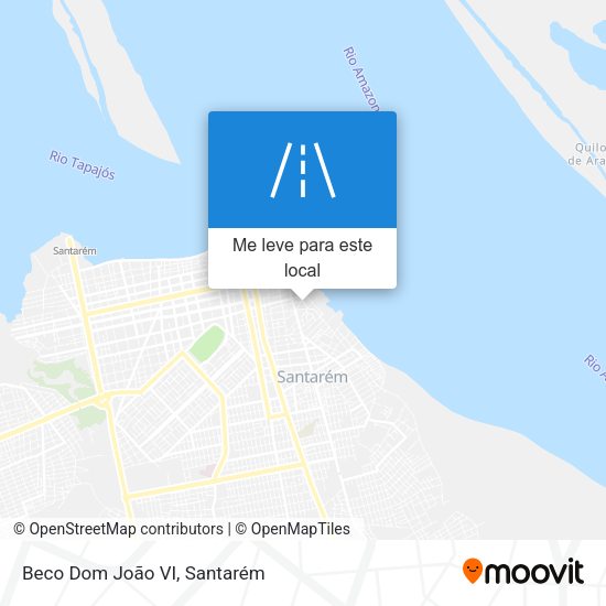 Beco Dom João VI mapa