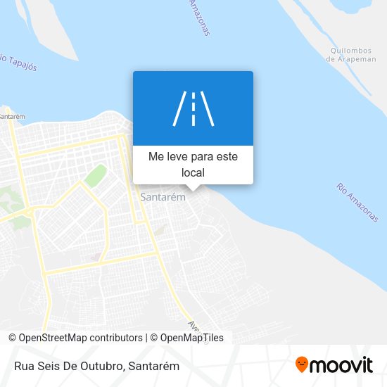 Rua Seis De Outubro mapa