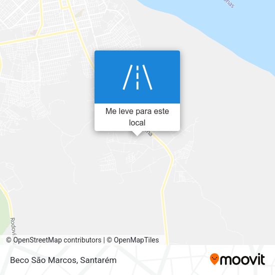 Beco São Marcos mapa
