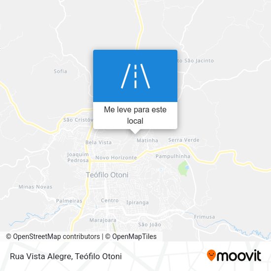 Rua Vista Alegre mapa