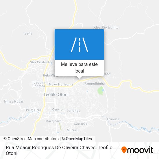 Rua Moacir Rodrigues De Oliveira Chaves mapa