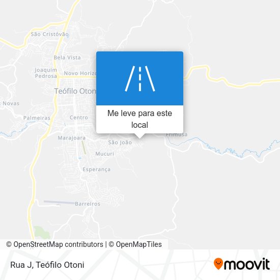 Rua J mapa