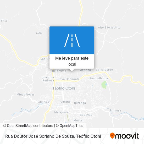 Rua Doutor José Soriano De Souza mapa