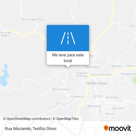 Rua Mocambi mapa