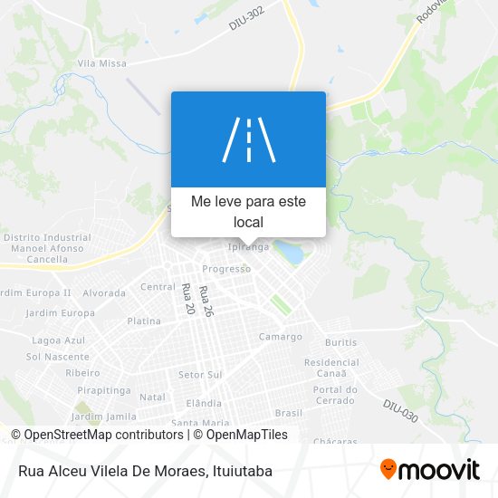 Rua Alceu Vilela De Moraes mapa