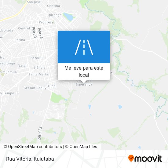 Rua Vitória mapa