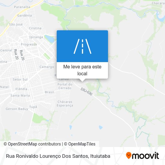 Rua Ronivaldo Lourenço Dos Santos mapa