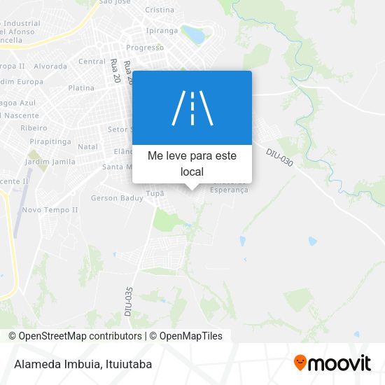 Alameda Imbuia mapa