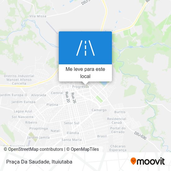 Praça Da Saudade mapa