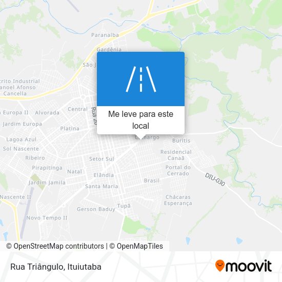 Rua Triângulo mapa