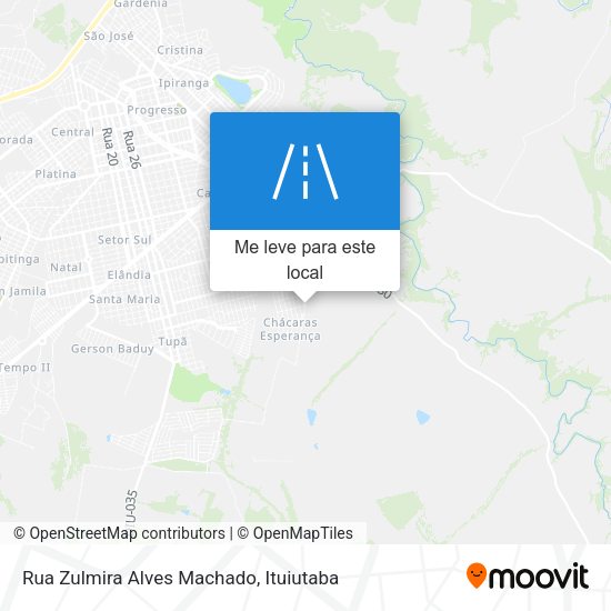 Rua Zulmira Alves Machado mapa