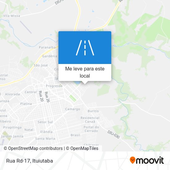 Rua Rd-17 mapa