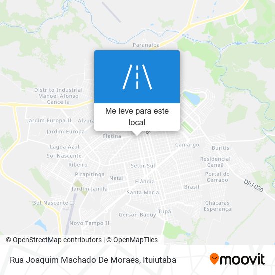 Rua Joaquim Machado De Moraes mapa