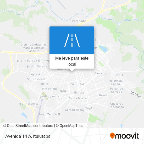 Avenida 14 A mapa