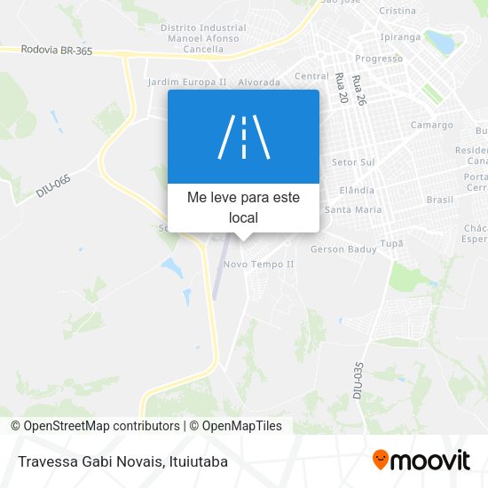 Travessa Gabi Novais mapa