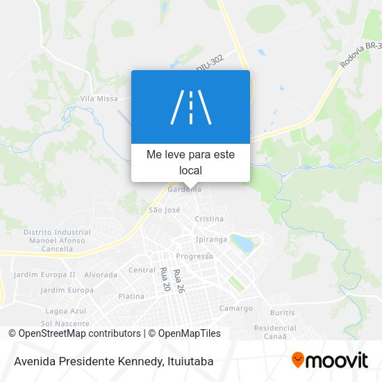 Avenida Presidente Kennedy mapa