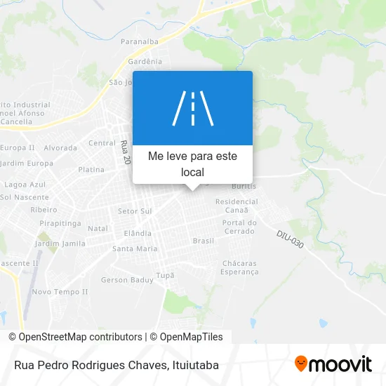 Rua Pedro Rodrigues Chaves mapa