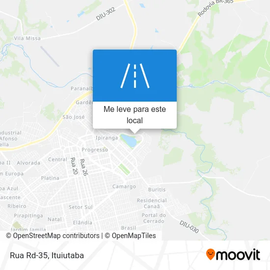 Rua Rd-35 mapa