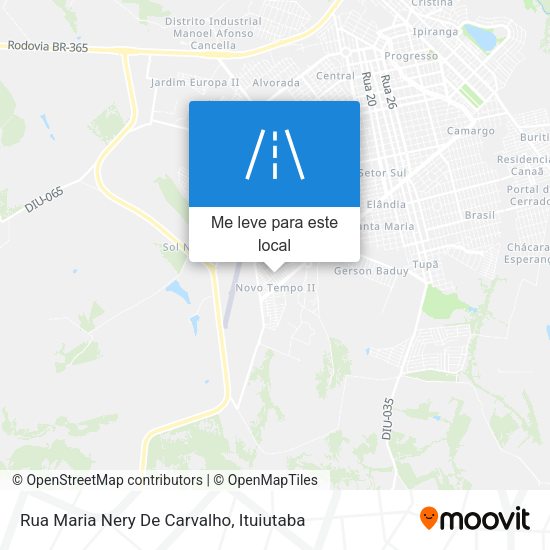 Rua Maria Nery De Carvalho mapa