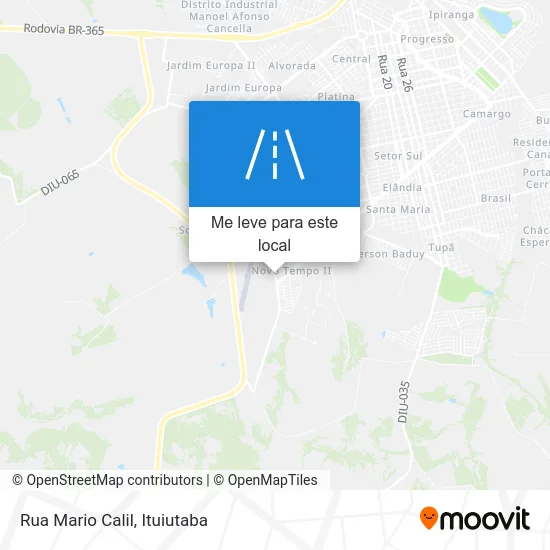 Rua Mario Calil mapa