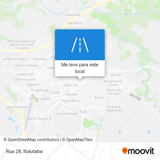 Rua 28 mapa