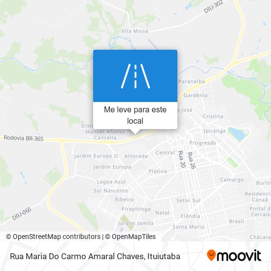 Rua Maria Do Carmo Amaral Chaves mapa