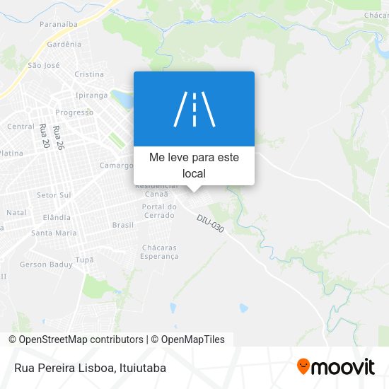 Rua Pereira Lisboa mapa