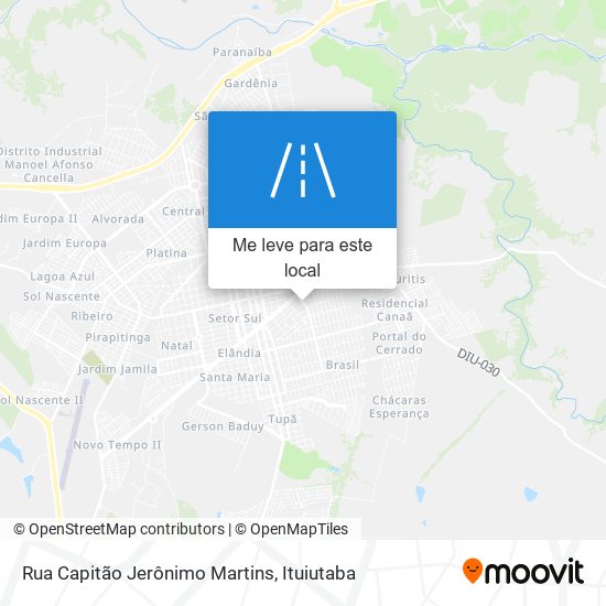 Rua Capitão Jerônimo Martins mapa