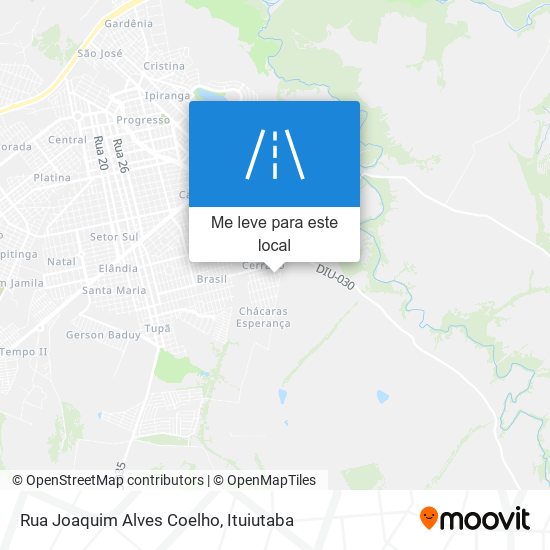 Rua Joaquim Alves Coelho mapa