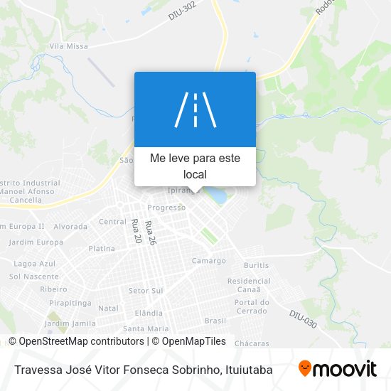 Travessa José Vitor Fonseca Sobrinho mapa