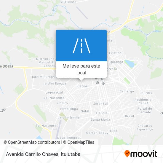 Avenida Camilo Chaves mapa