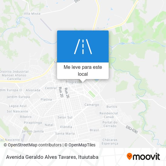 Avenida Geraldo Alves Tavares mapa