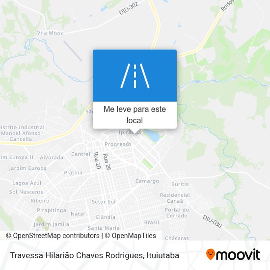 Travessa Hilarião Chaves Rodrigues mapa
