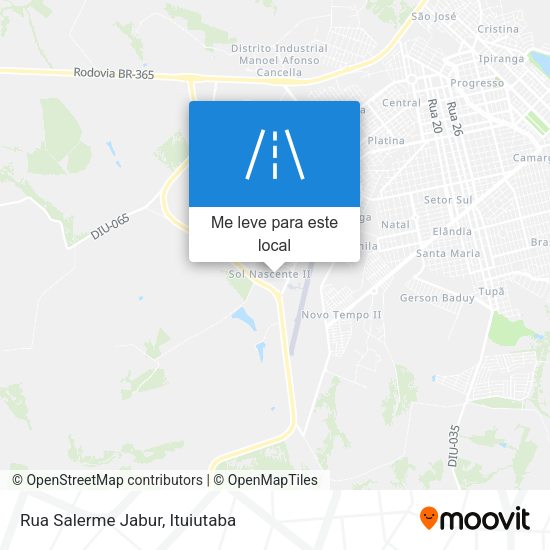 Rua Salerme Jabur mapa