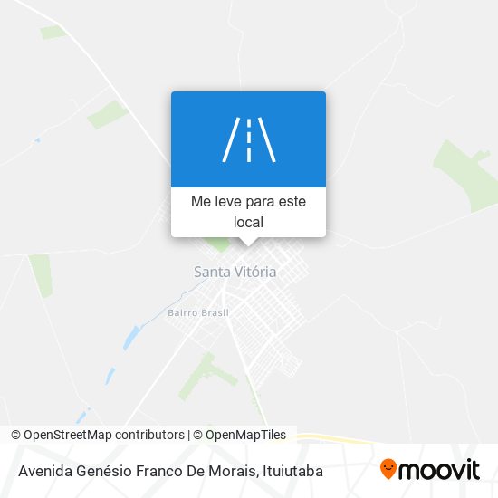 Avenida Genésio Franco De Morais mapa