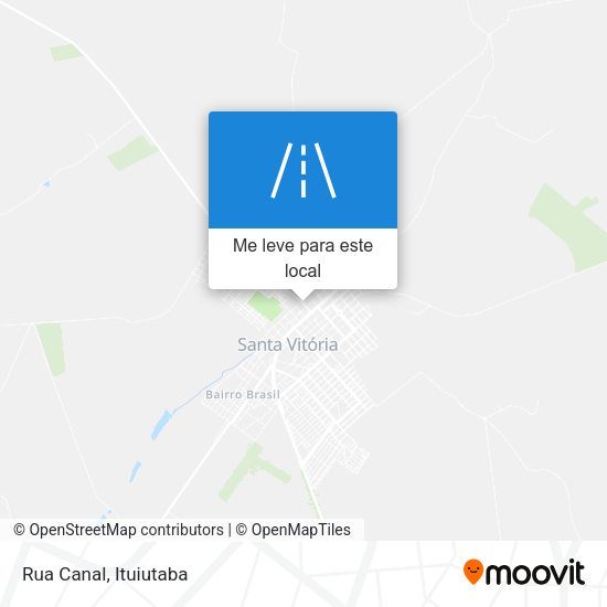 Rua Canal mapa